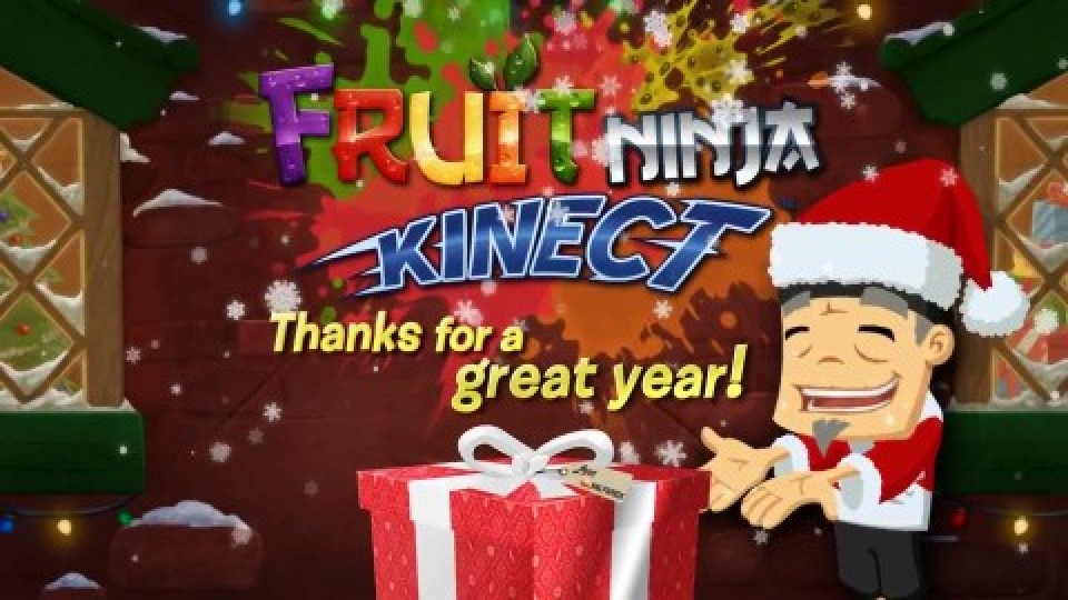 Fruit Ninja Kinect - Free Xmas DLC Trailer
