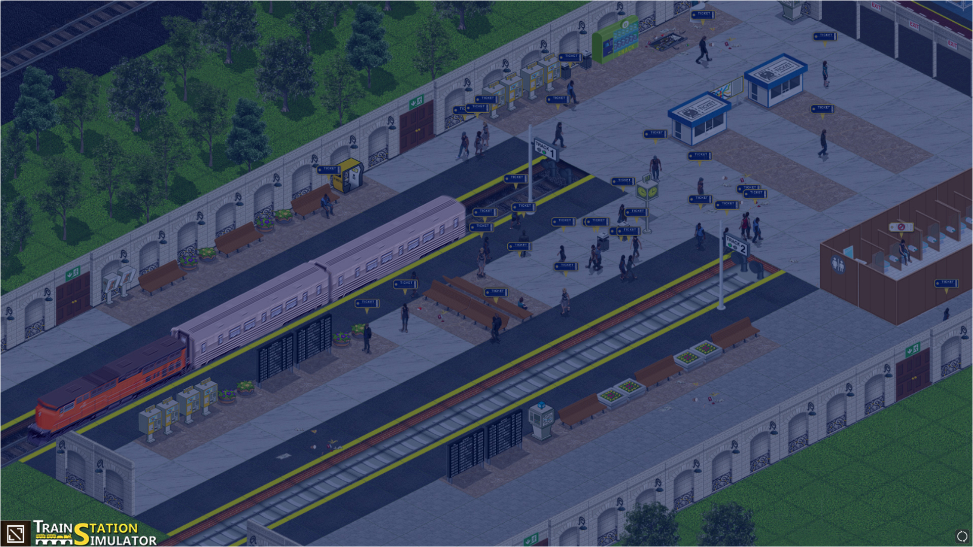 Игры поезд станция