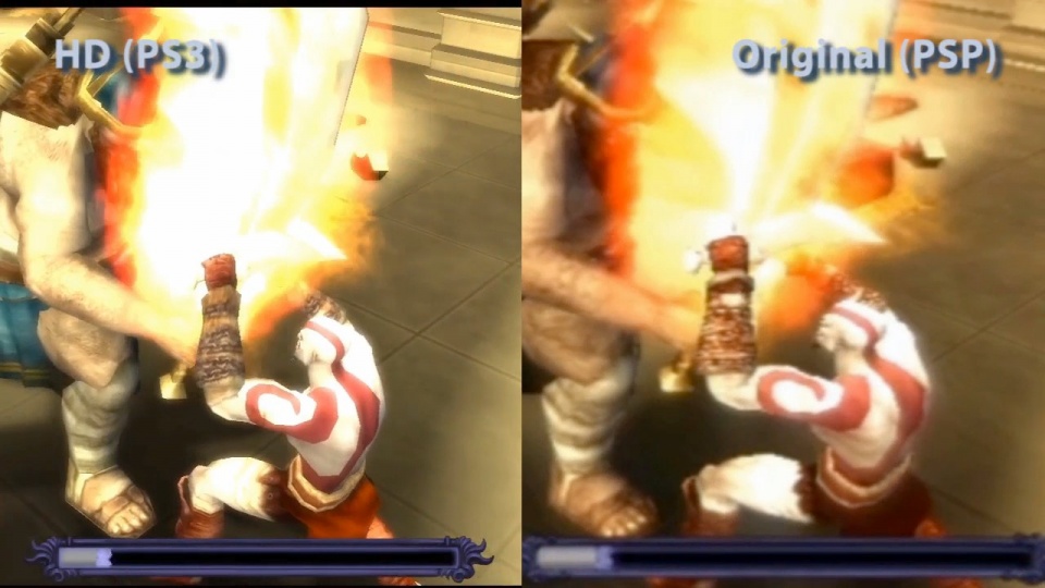 God of War - Chains of Olympus (Vergleich PS3 und PSP)
