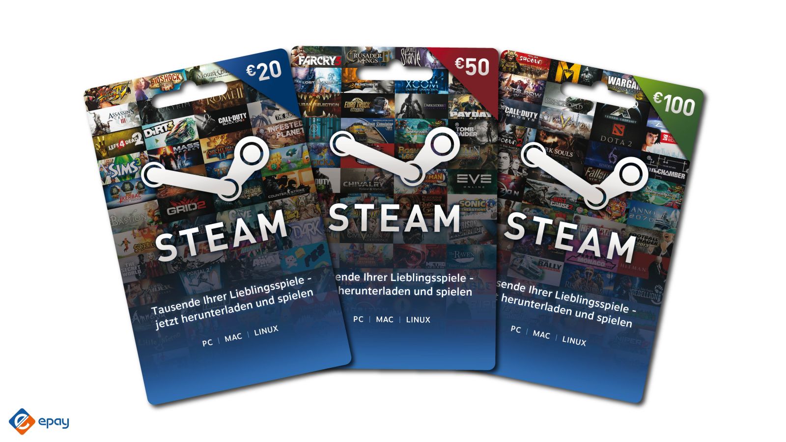 Neue Steam-Gutscheinkarten ab sofort im Handel erhältlich - News