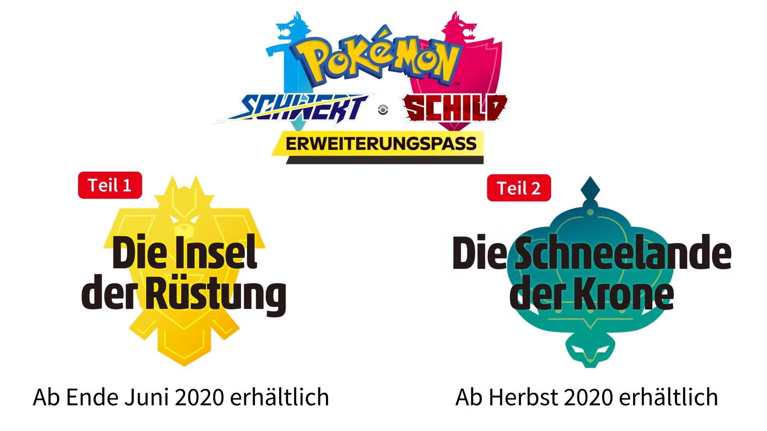 2020 Schild Pokémon - erhält & Schwert zwei News Erweiterungen